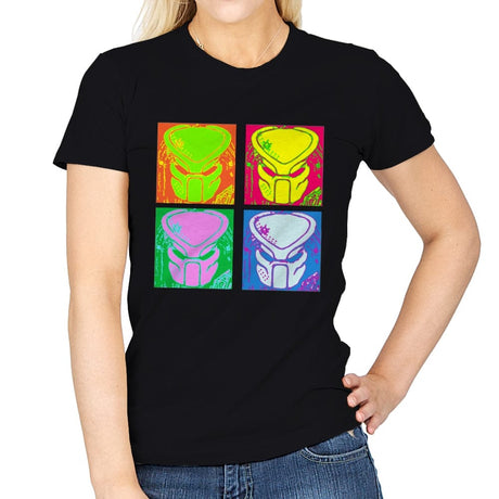 Pop Art Hunter 87 - Womens T-Shirts RIPT Apparel Small / Black