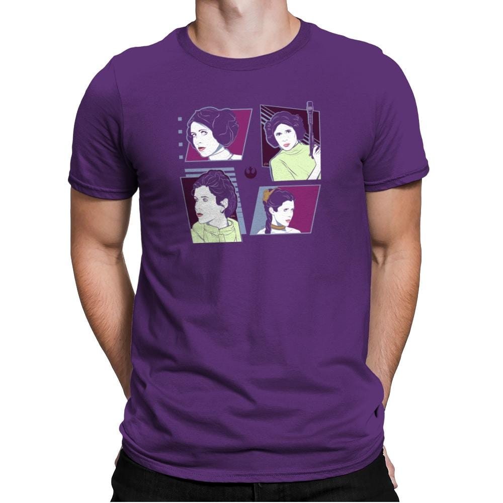 Pop Art Princess Exclusive - Mens Premium T-Shirts RIPT Apparel Small / Purple Rush