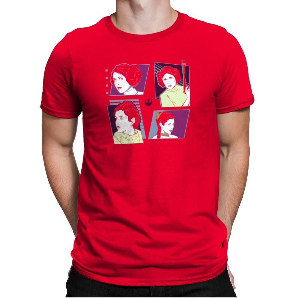 Pop Art Princess Exclusive - Mens Premium T-Shirts RIPT Apparel Small / Red