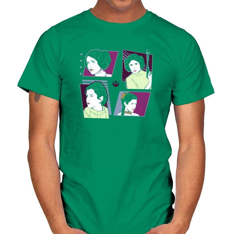 Pop Art Princess Exclusive - Mens T-Shirts RIPT Apparel Small / Kelly Green