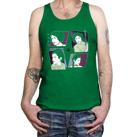 Pop Art Princess Exclusive - Tanktop Tanktop RIPT Apparel X-Small / Kelly