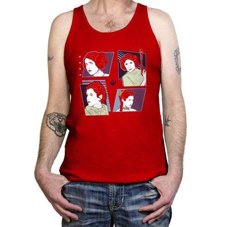 Pop Art Princess Exclusive - Tanktop Tanktop RIPT Apparel X-Small / Red