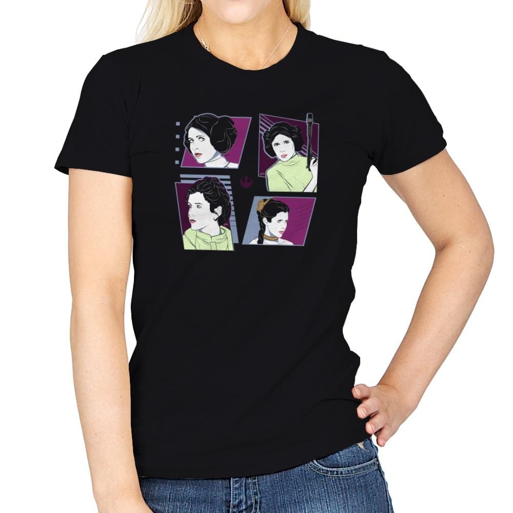 Pop Art Princess Exclusive - Womens T-Shirts RIPT Apparel Small / Black