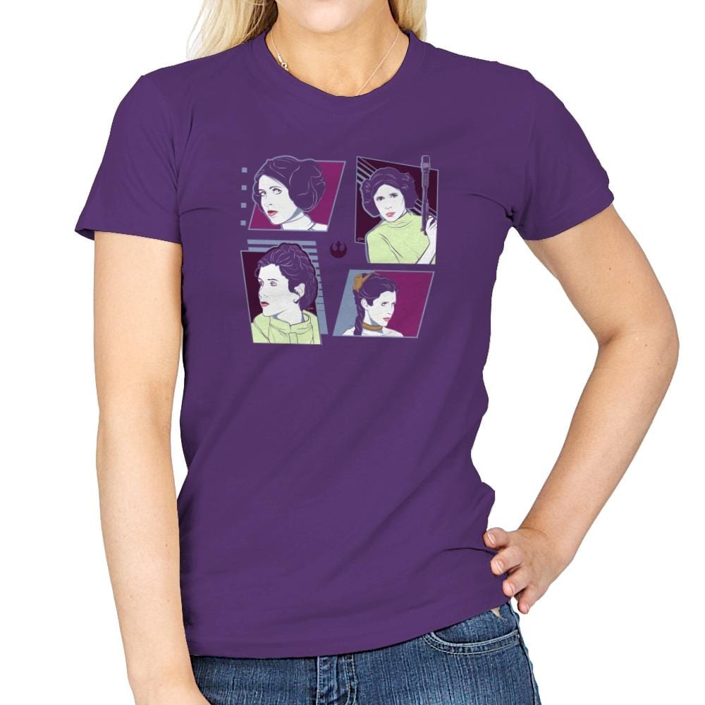 Pop Art Princess Exclusive - Womens T-Shirts RIPT Apparel Small / Purple
