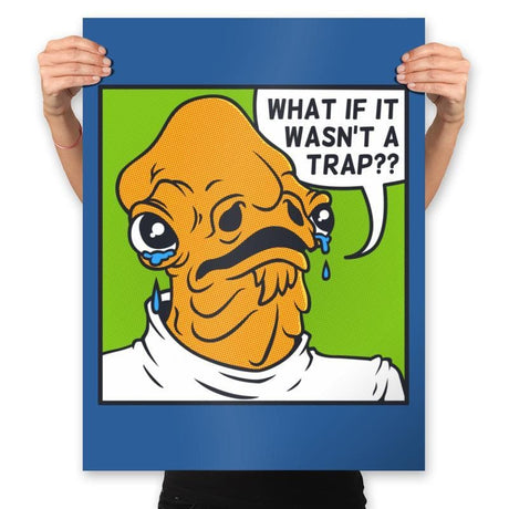 Pop Art Trap - Prints Posters RIPT Apparel 18x24 / Royal