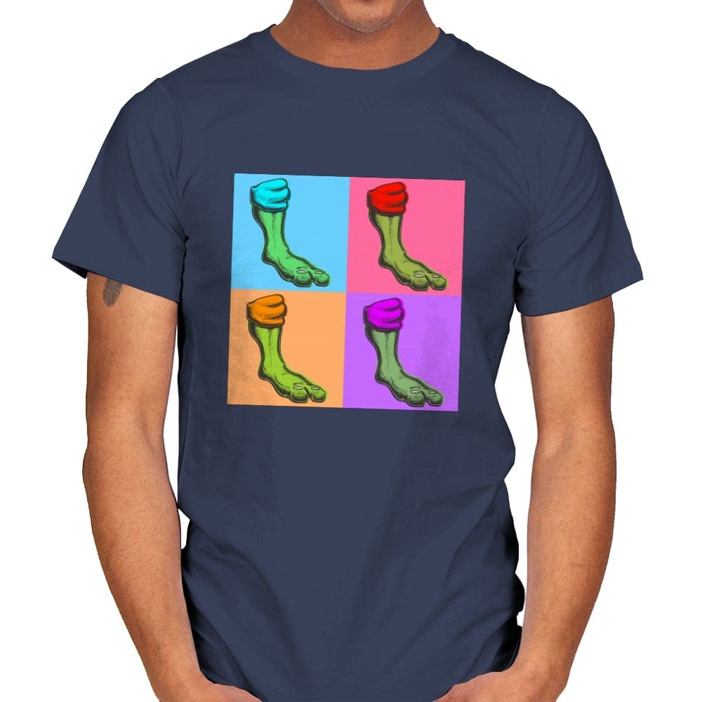 Pop-Art Turtles - Mens T-Shirts RIPT Apparel Small / Navy