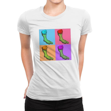 Pop-Art Turtles - Womens Premium T-Shirts RIPT Apparel Small / White