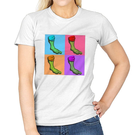 Pop-Art Turtles - Womens T-Shirts RIPT Apparel Small / White