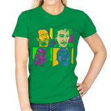 Pop Cage - Womens T-Shirts RIPT Apparel Small / Irish Green