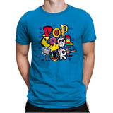 Pop COOLture - Mens Premium T-Shirts RIPT Apparel Small / Turqouise