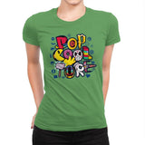 Pop COOLture - Womens Premium T-Shirts RIPT Apparel Small / Kelly