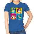 Pop Dogs  - Womens T-Shirts RIPT Apparel Small / Royal