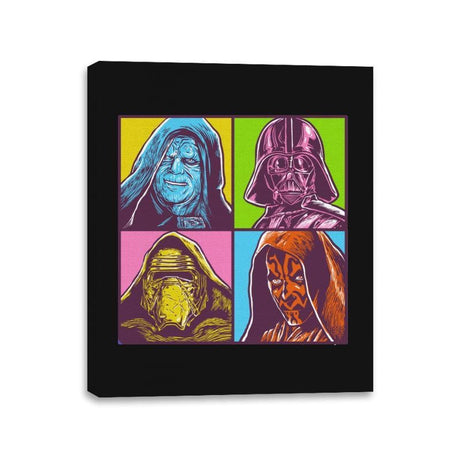 Pop Drama of Galaxy - Canvas Wraps Canvas Wraps RIPT Apparel 11x14 / Black