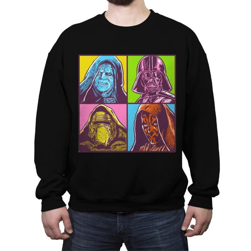 Pop Drama of Galaxy - Crew Neck Sweatshirt Crew Neck Sweatshirt RIPT Apparel