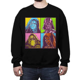 Pop Drama of Galaxy - Crew Neck Sweatshirt Crew Neck Sweatshirt RIPT Apparel Small / Black