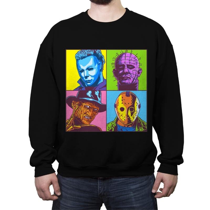 Pop Horrors - Crew Neck Sweatshirt Crew Neck Sweatshirt RIPT Apparel