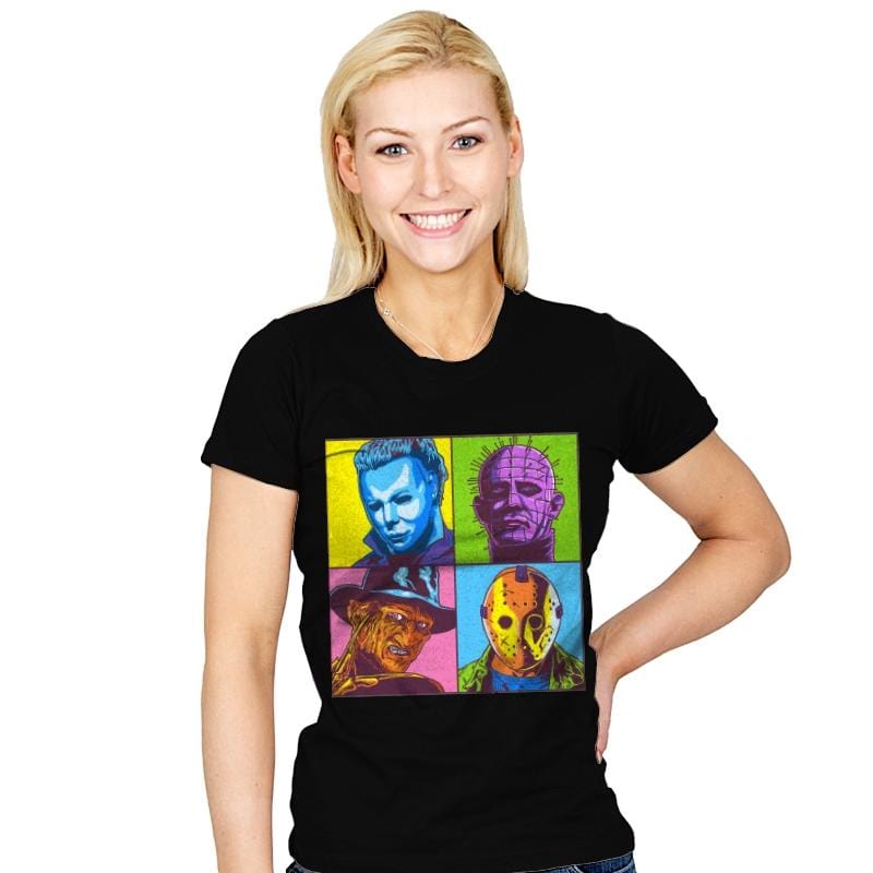 Pop Horrors - Womens T-Shirts RIPT Apparel