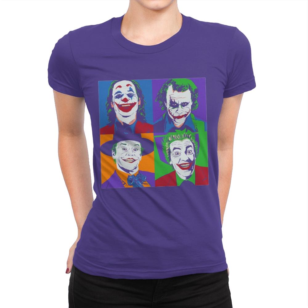 Pop Joke 2 - Best Seller - Womens Premium T-Shirts RIPT Apparel Small / Purple Rush