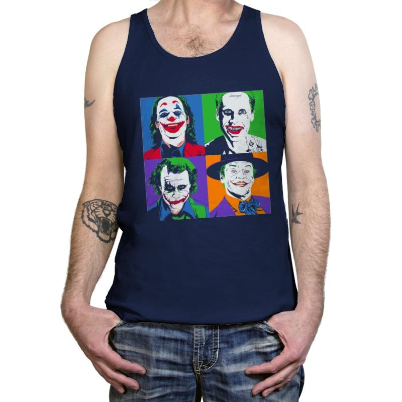Pop Joke - Tanktop Tanktop RIPT Apparel X-Small / Navy