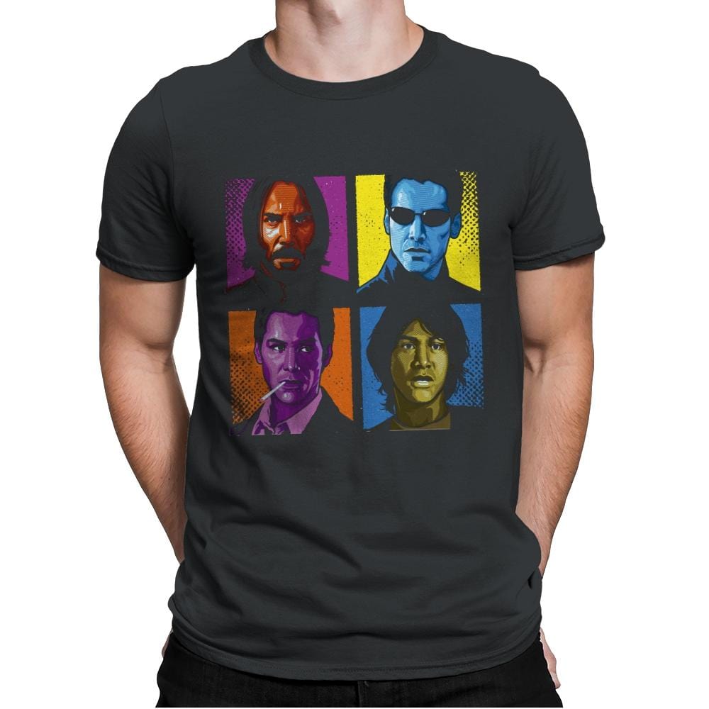 Pop Keanu - Anytime - Mens Premium T-Shirts RIPT Apparel Small / Heavy Metal