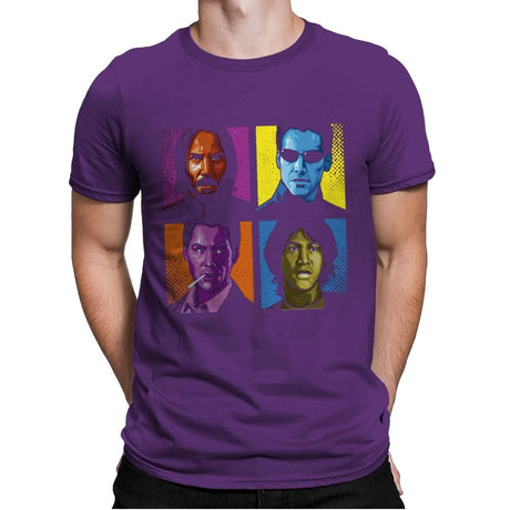 Pop Keanu - Anytime - Mens Premium T-Shirts RIPT Apparel Small / Purple Rush