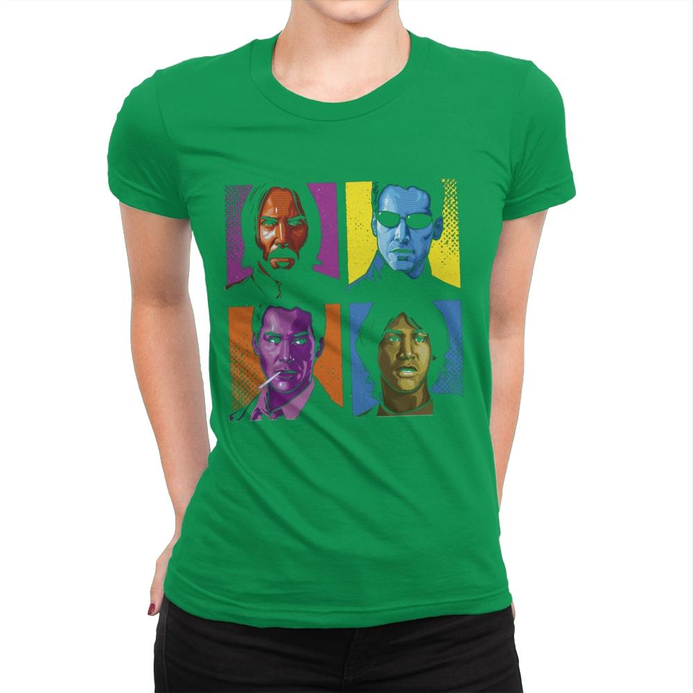 Pop Keanu - Anytime - Womens Premium T-Shirts RIPT Apparel Small / Kelly Green