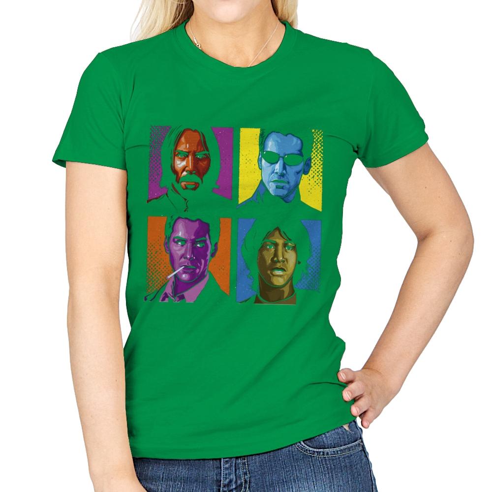 Pop Keanu - Anytime - Womens T-Shirts RIPT Apparel Small / Irish Green