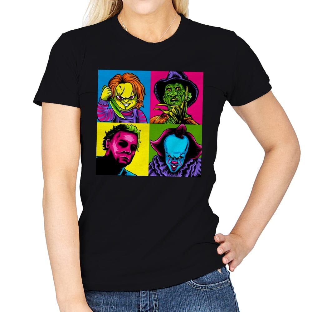 Pop Killer - Womens T-Shirts RIPT Apparel Small / Black