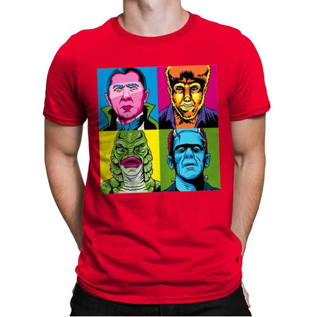 Pop Monster - Best Seller - Mens Premium T-Shirts RIPT Apparel Small / Red