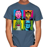 Pop Monster - Best Seller - Mens T-Shirts RIPT Apparel Small / Indigo Blue