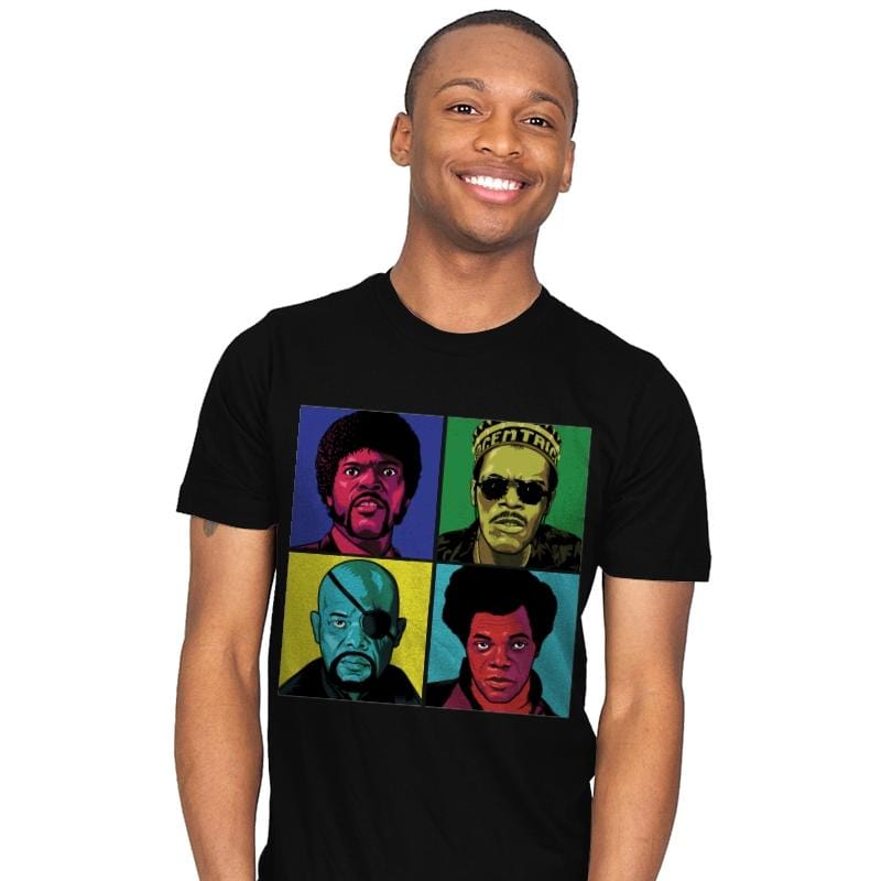 Pop Sam - Mens T-Shirts RIPT Apparel Small / Black