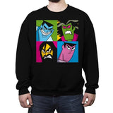 Pop Samurai - Crew Neck Sweatshirt Crew Neck Sweatshirt RIPT Apparel Small / Black