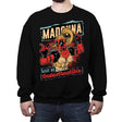 Pop Singer Dead Hero - Crew Neck Sweatshirt Crew Neck Sweatshirt RIPT Apparel Small / Black