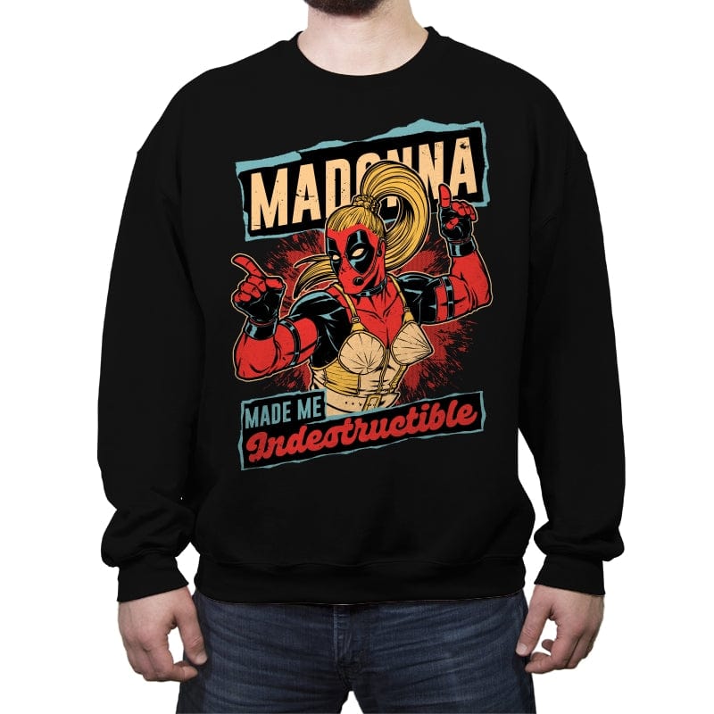 Pop Singer Dead Hero - Crew Neck Sweatshirt Crew Neck Sweatshirt RIPT Apparel Small / Black