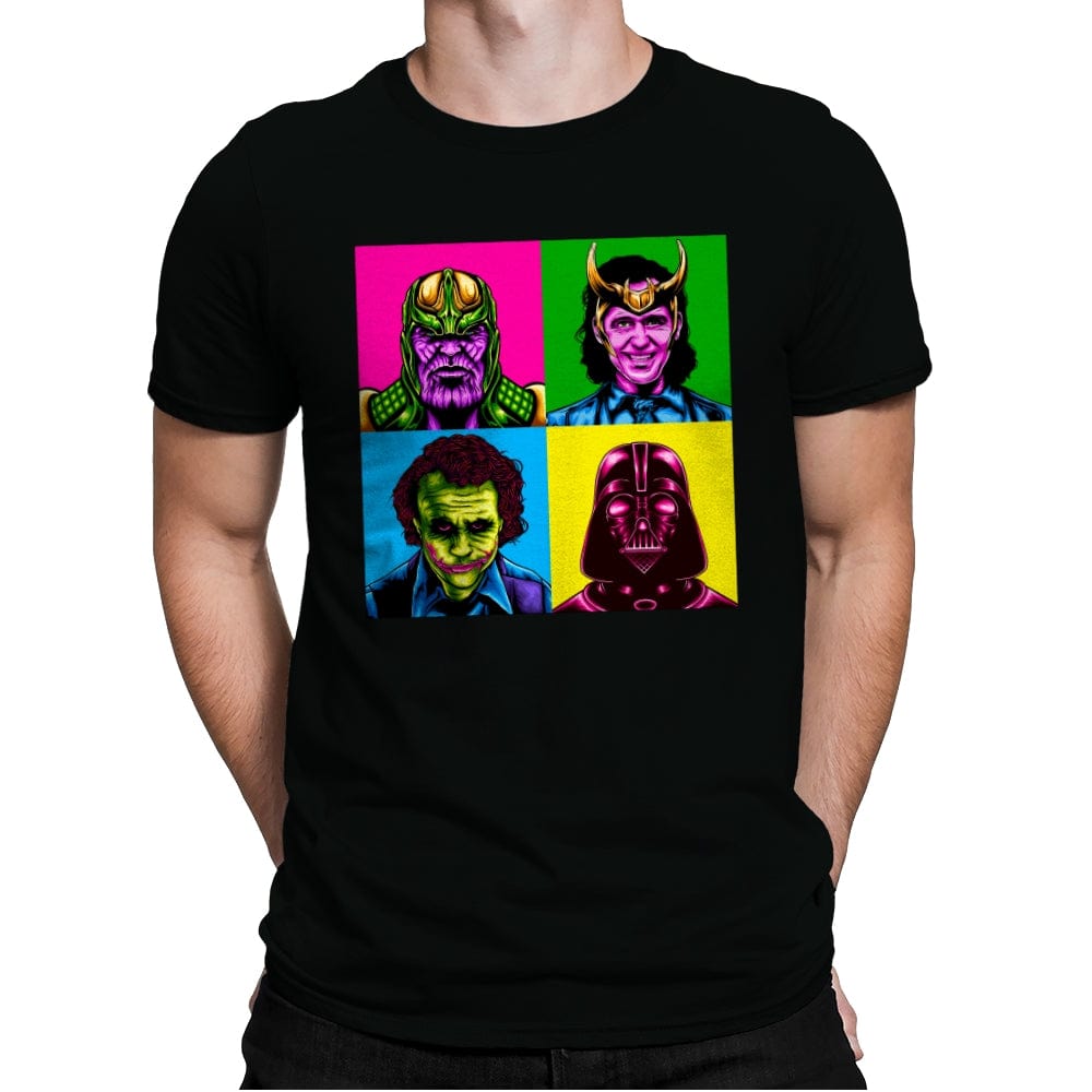 Pop Villain - Mens Premium T-Shirts RIPT Apparel Small / Black