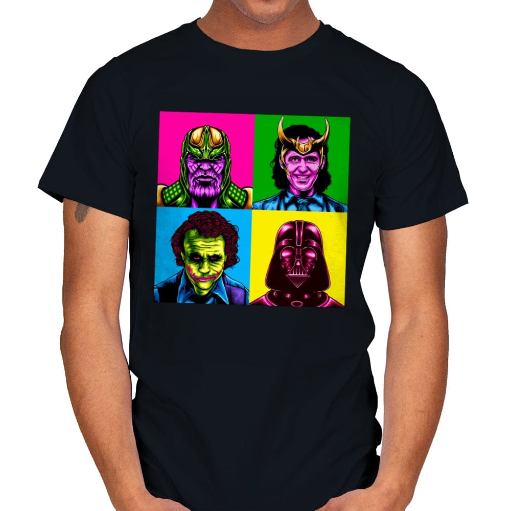 Pop Villain - Mens T-Shirts RIPT Apparel Small / Black