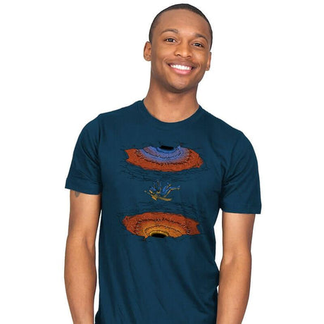 Portals Everywhere - Mens T-Shirts RIPT Apparel Small / Indigo