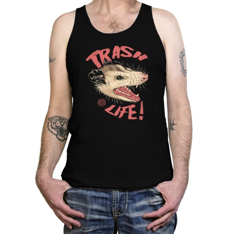 Possum Panic - Tanktop Tanktop RIPT Apparel X-Small / Black