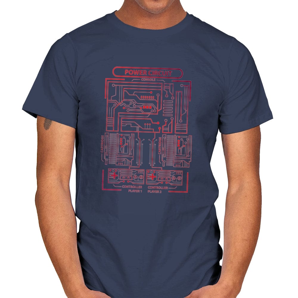 Power Circuit - Mens T-Shirts RIPT Apparel Small / Navy