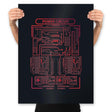 Power Circuit - Prints Posters RIPT Apparel 18x24 / Black