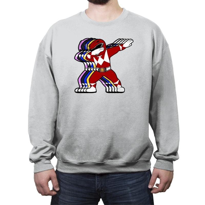 Power Dab - Crew Neck Sweatshirt Crew Neck Sweatshirt RIPT Apparel Small / Sport Gray