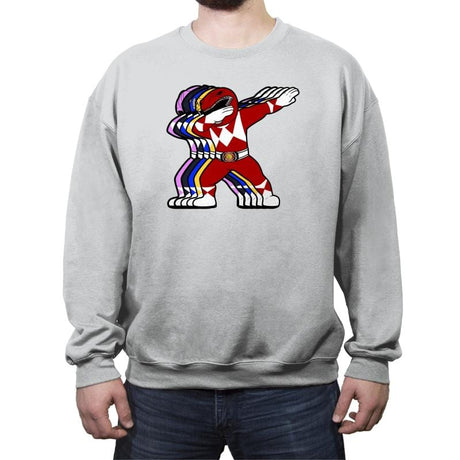 Power Dab - Crew Neck Sweatshirt Crew Neck Sweatshirt RIPT Apparel Small / Sport Gray