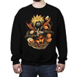 Power of Ramen - Crew Neck Sweatshirt Crew Neck Sweatshirt RIPT Apparel Small / Black