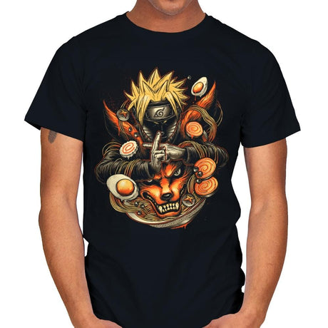 Power of Ramen - Mens T-Shirts RIPT Apparel Small / Black
