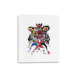 Power Rangers Sumi-e - Canvas Wraps Canvas Wraps RIPT Apparel 8x10 / White