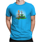 Power Sword and the Stone Exclusive - Mens Premium T-Shirts RIPT Apparel Small / Turqouise