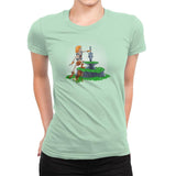 Power Sword and the Stone Exclusive - Womens Premium T-Shirts RIPT Apparel Small / Mint