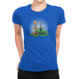 Power Sword and the Stone Exclusive - Womens Premium T-Shirts RIPT Apparel Small / Royal