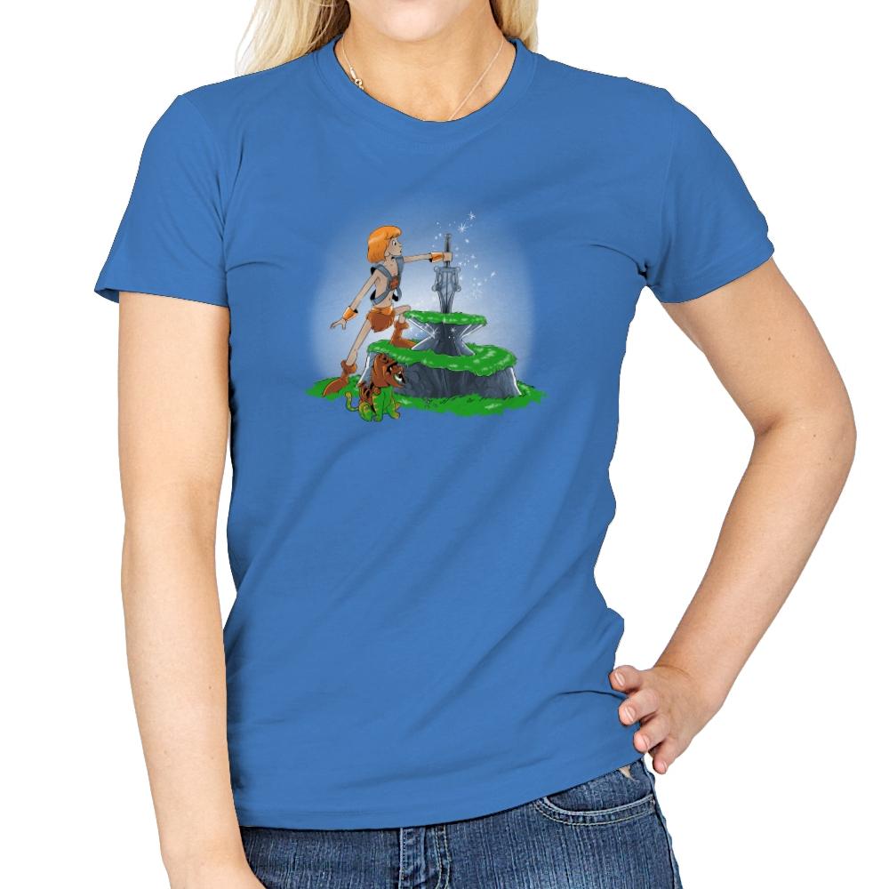 Power Sword and the Stone Exclusive - Womens T-Shirts RIPT Apparel Small / Iris