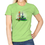 Power Sword and the Stone Exclusive - Womens T-Shirts RIPT Apparel Small / Mint Green